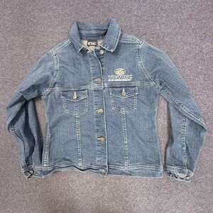 Victory Motorcycles Denim Jacket Women's Medium Embroidered